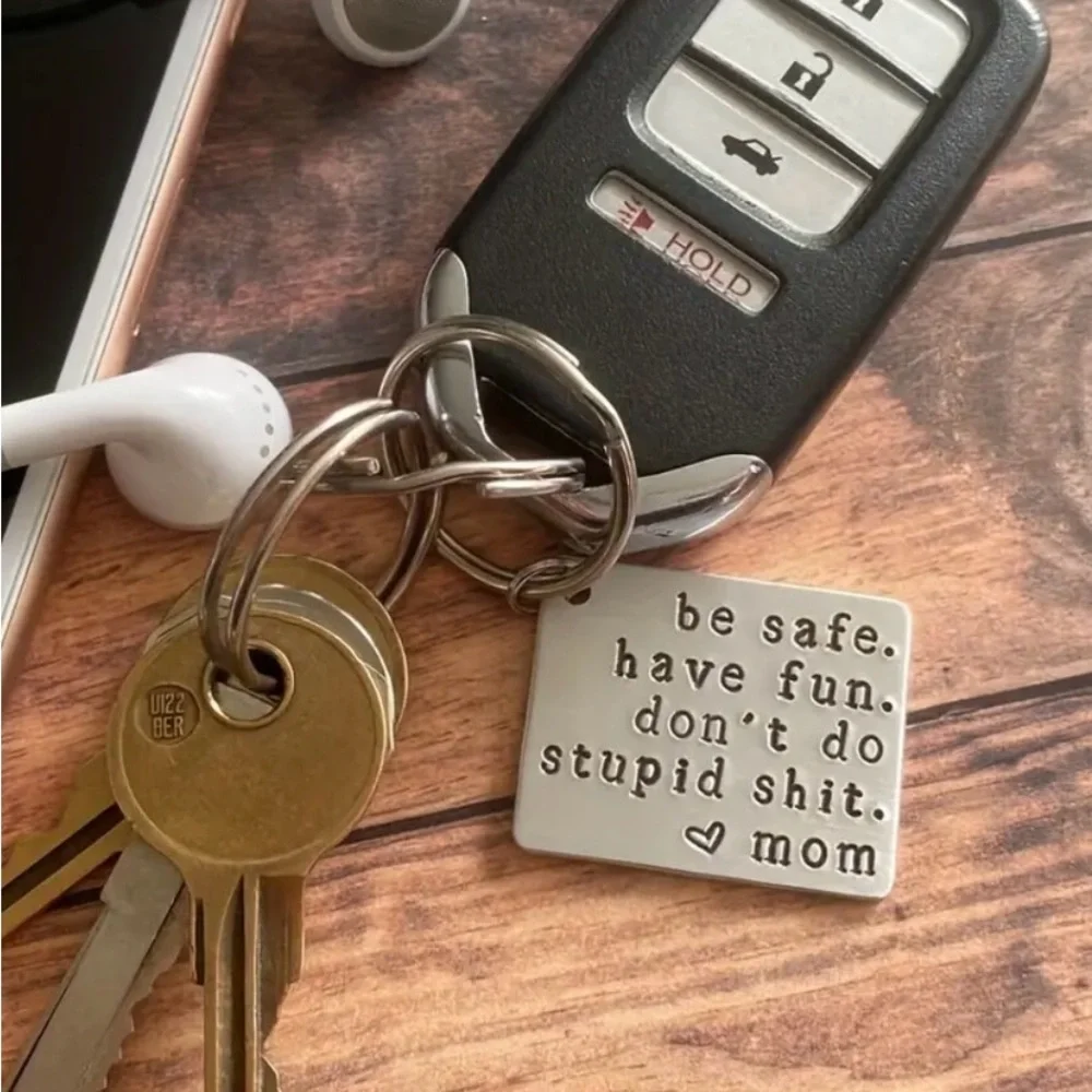 HUMOROUS & ADULT KEYCHAINS “DRIVE SAFE” MULTIPLE STYLES SEE PHOTOS